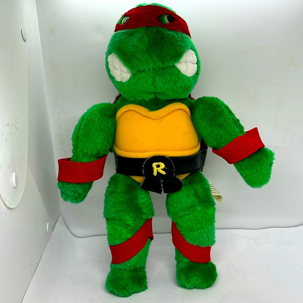 Original 1989 Teenage Mutant Ninja Turtles Ronaldo Stuffed Toy, by Playmates